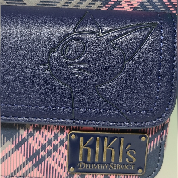Loungefly Plaid Kiki\'s Delivery Service Mini Backpack Purse Studio Ghibli Gigi